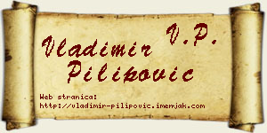 Vladimir Pilipović vizit kartica